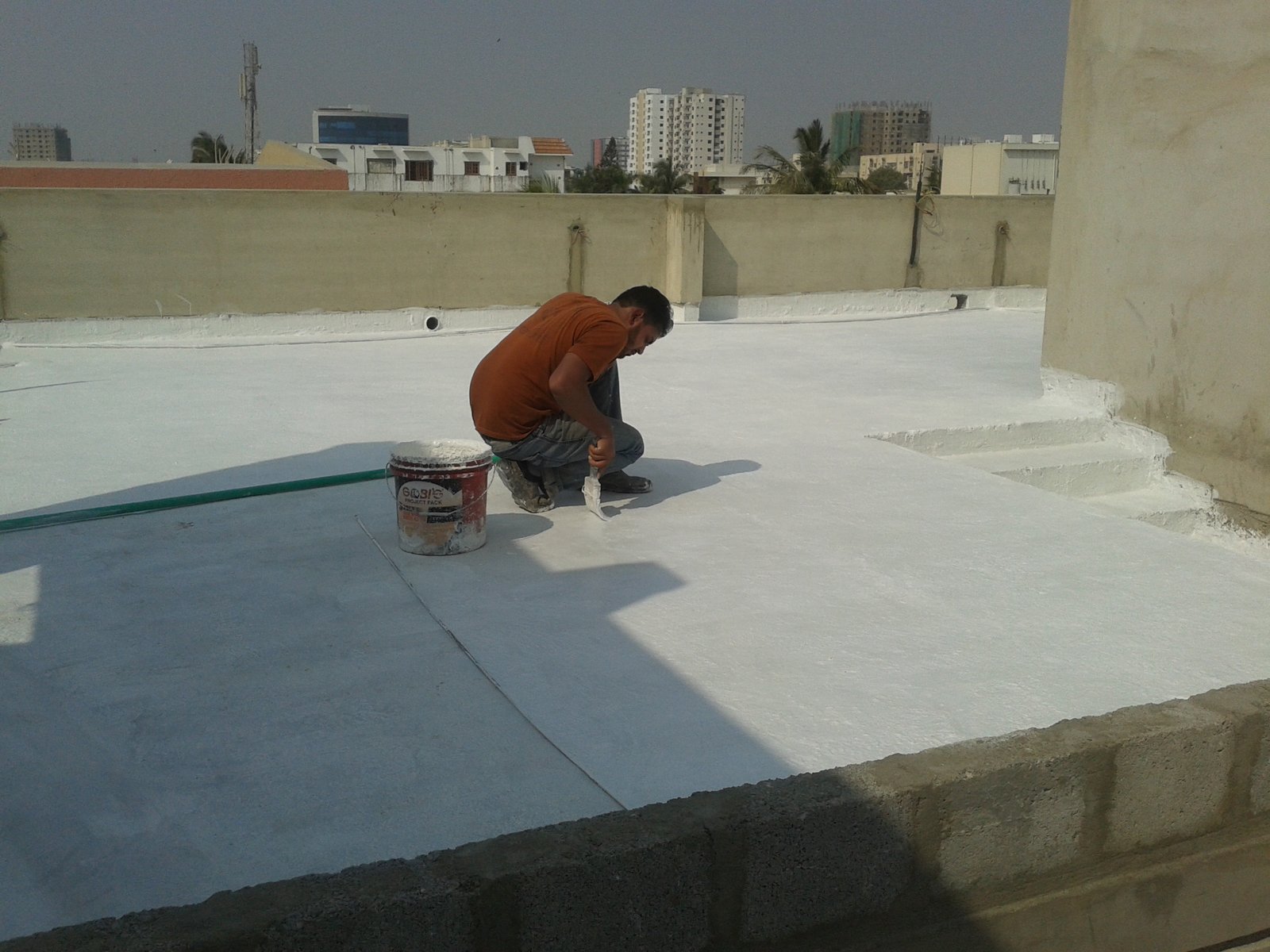 Waterproofing Surface Priming