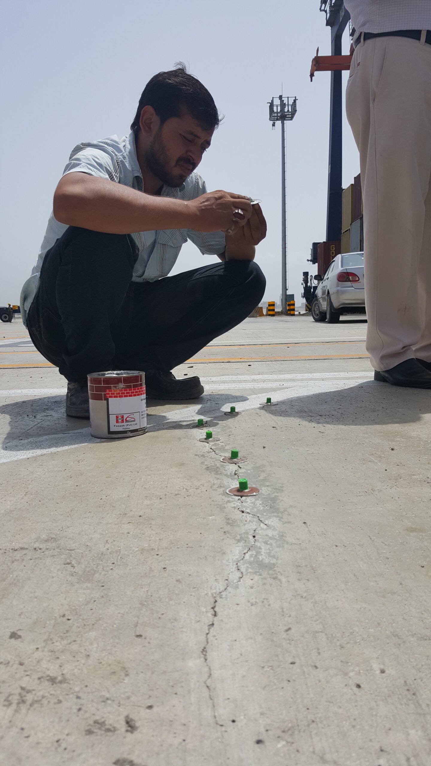 Slab Crack Sealing
