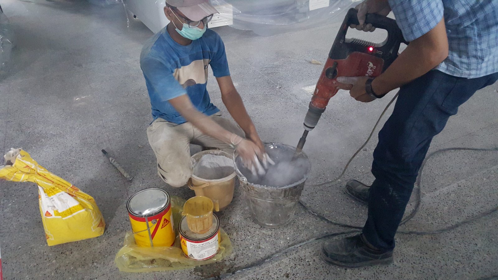 Rebar Hole Grouting & Anchoring