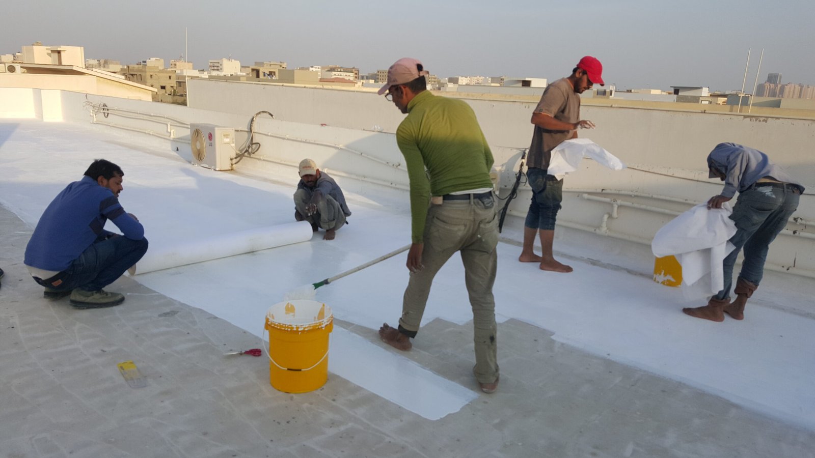 Roof Sealant Application