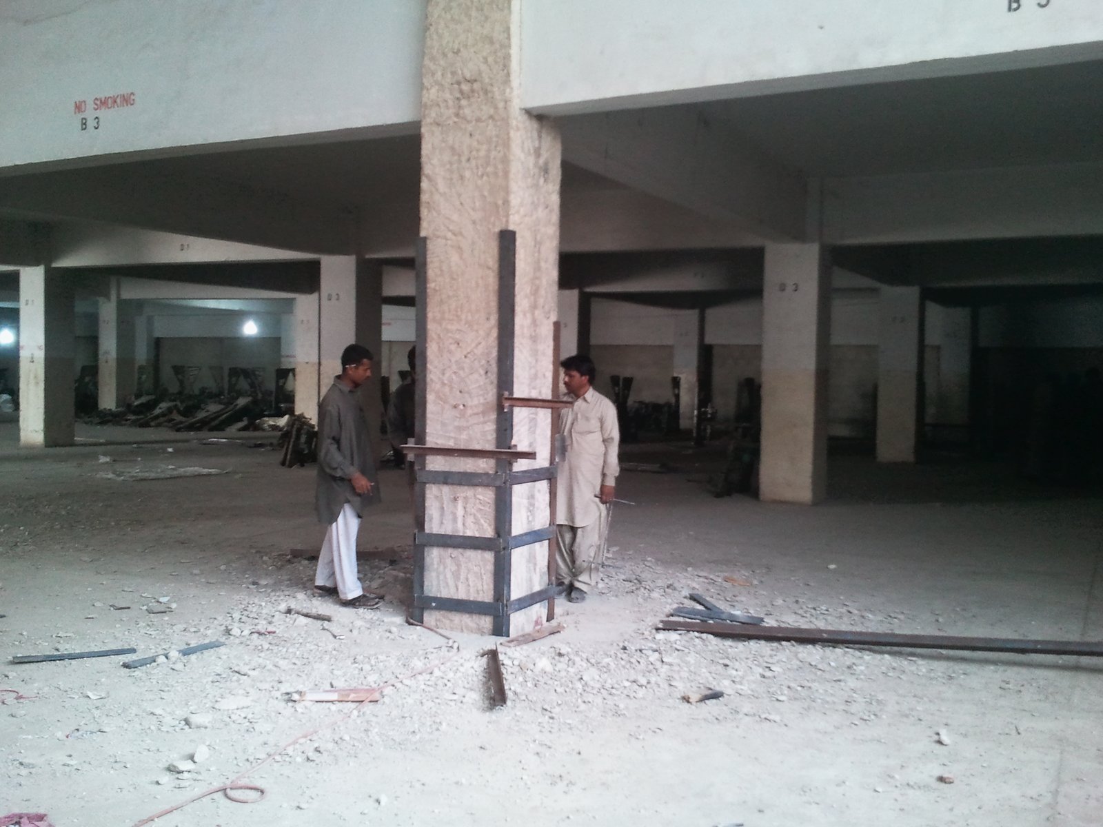 Column Re-strengthening Site