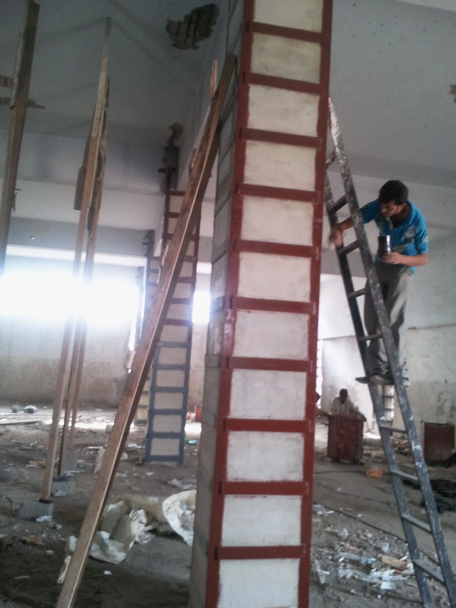 Concrete Jacketing Preparation